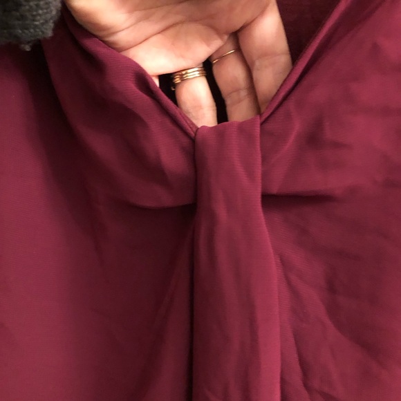 Ann Taylor XL top raspberry-merlot color - Picture 8 of 8